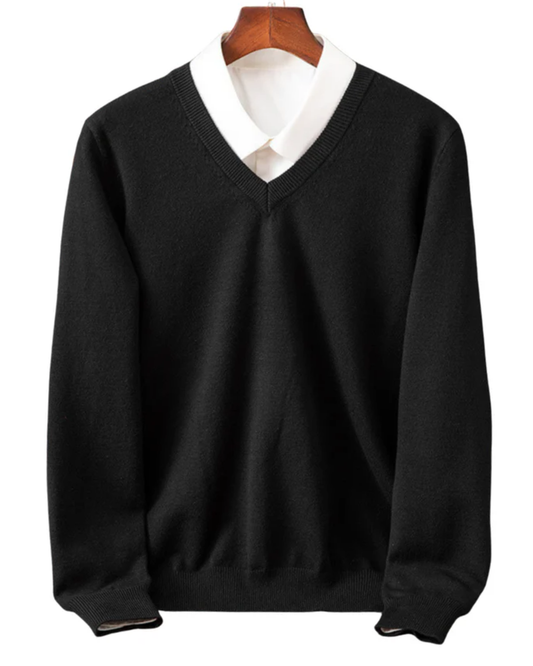 Schicker Pullover mit V-Ausschnitt