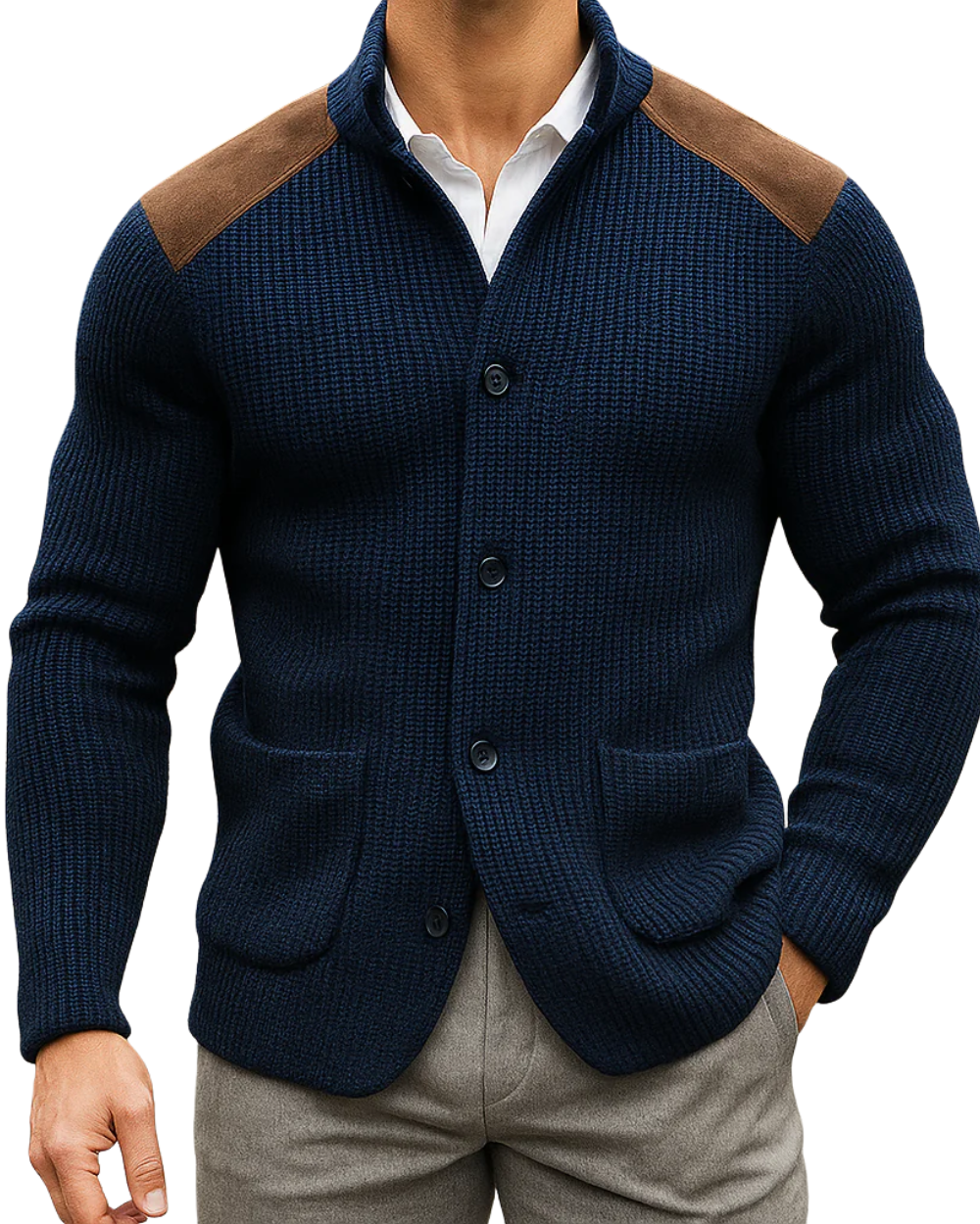 Eleganter Strickblazer