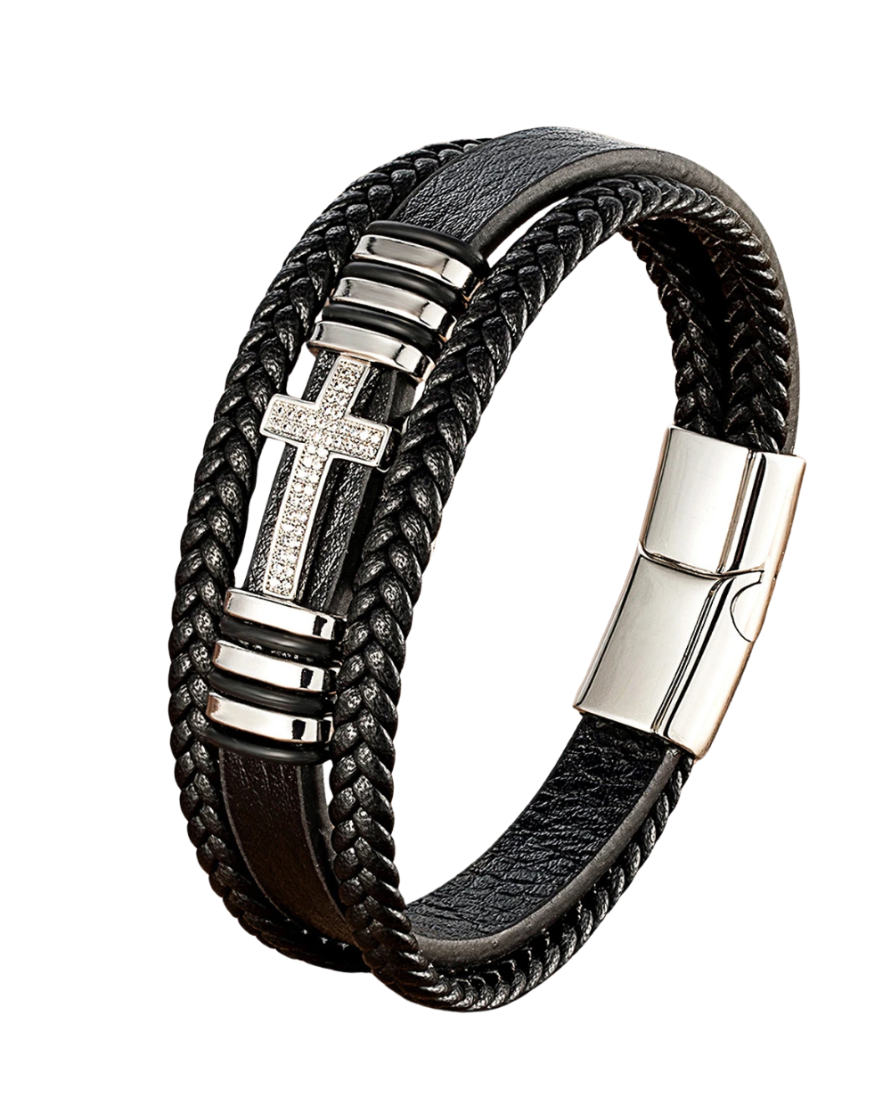 Klassisches Jesus-Kreuz-Charm-Armband