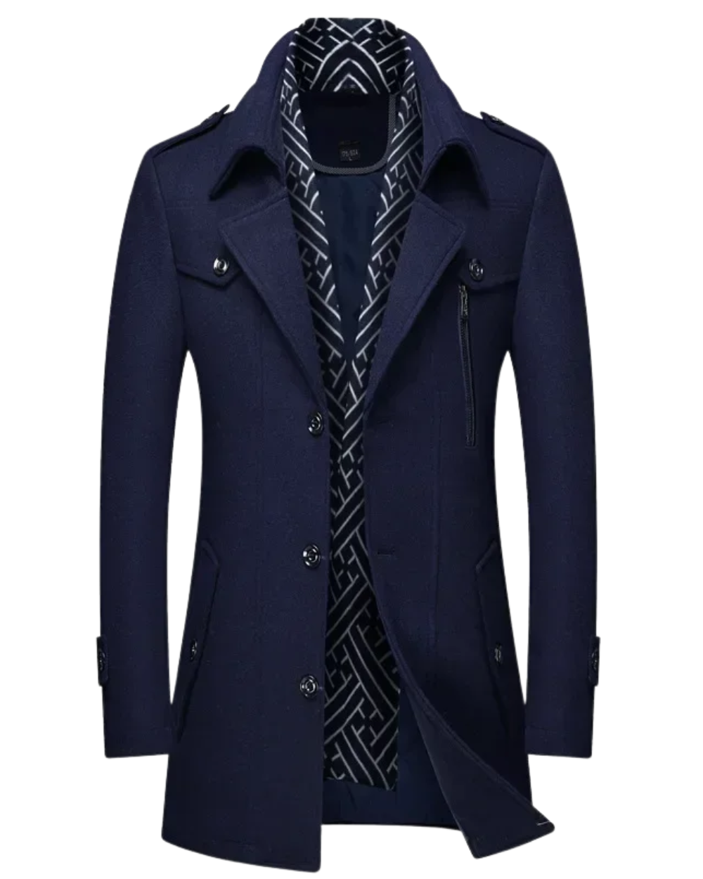 Eleganter Wollmantel