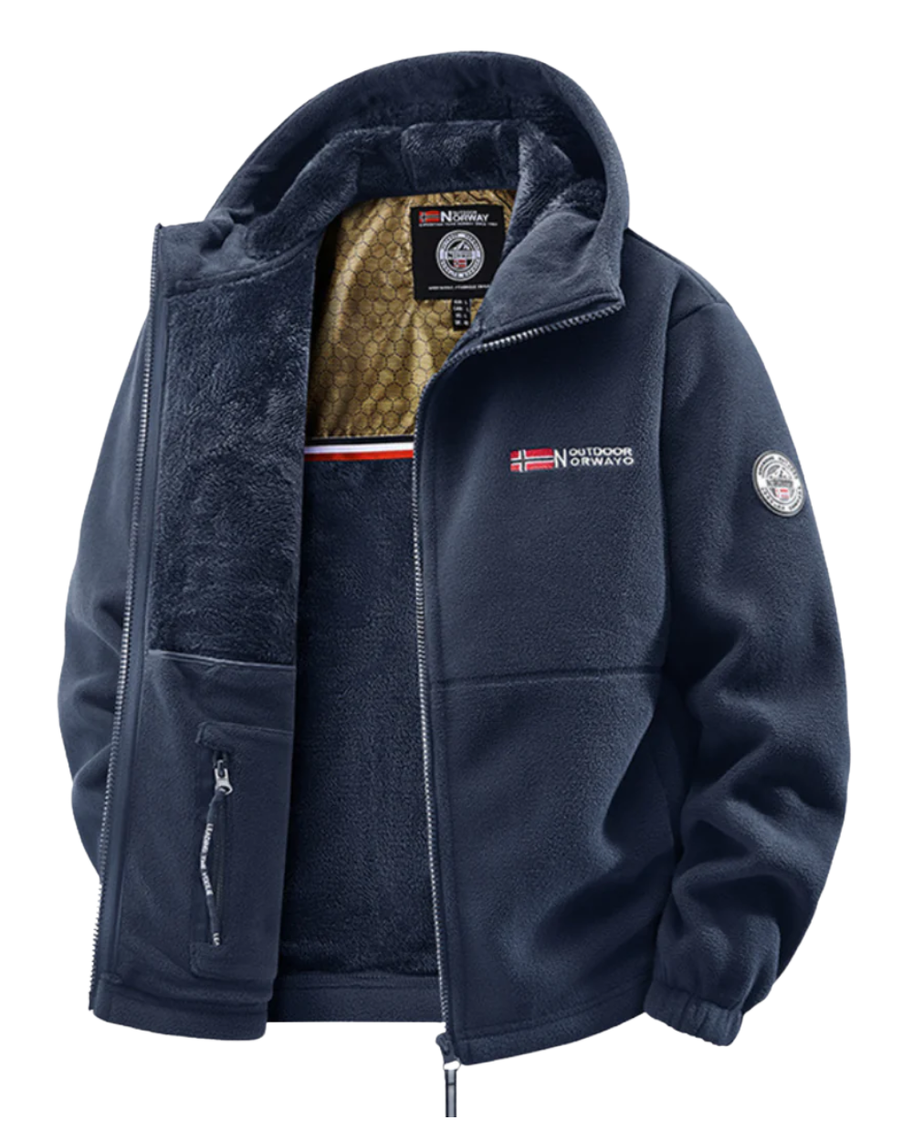 Elegante Jacke mit Fleece-Futter