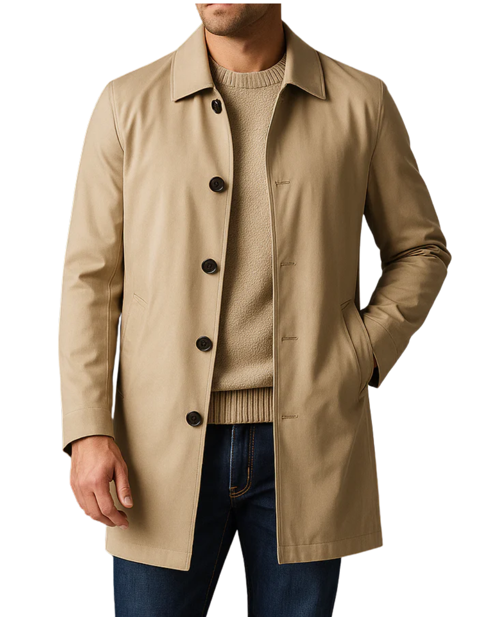 Eleganter Trenchcoat für Männer