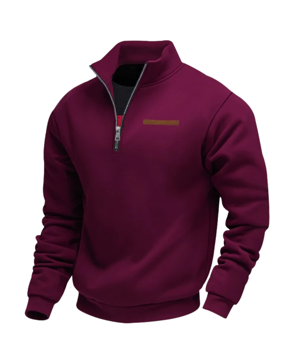 Lässiger Fleece-Zip-Pullover