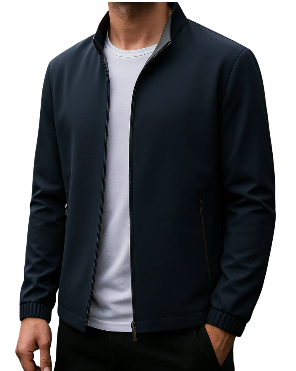Elegante Jacke mit Reißverschluss