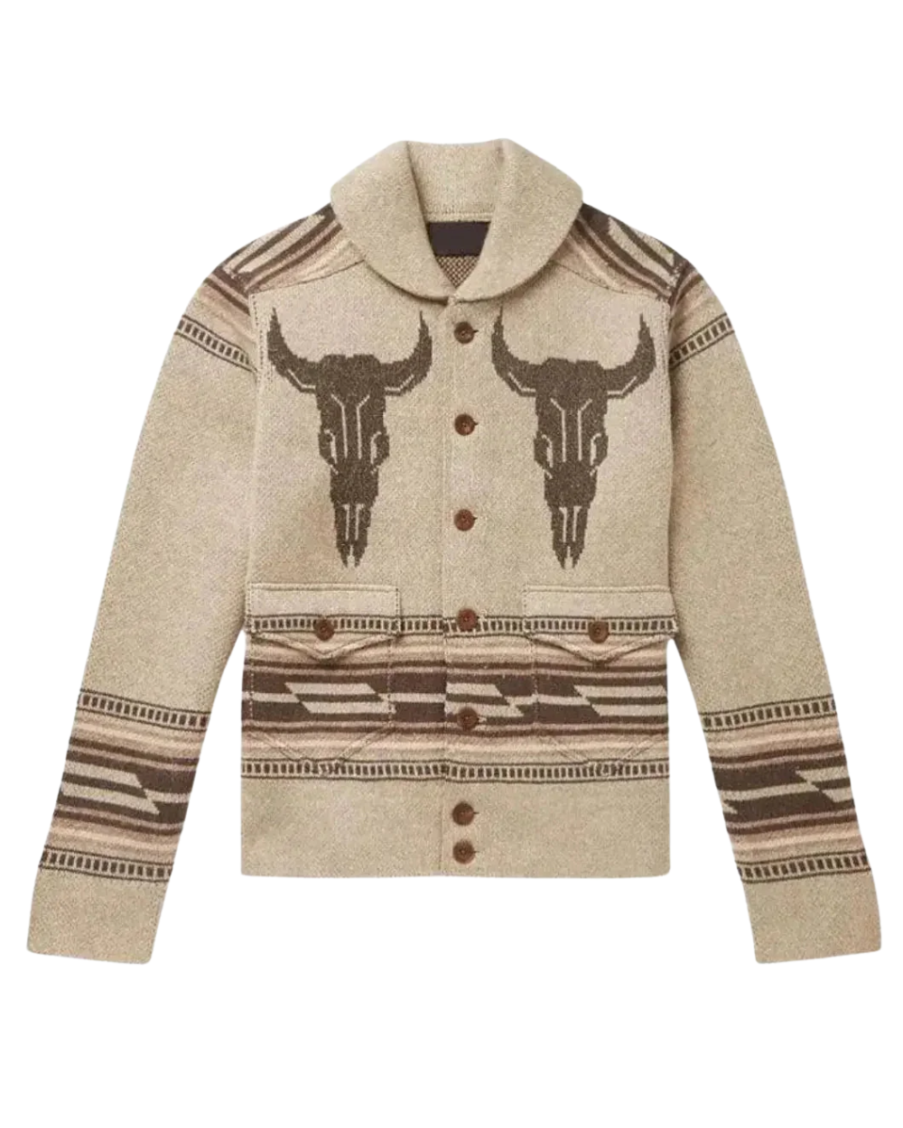 Elegante Strickjacke aus Wolle