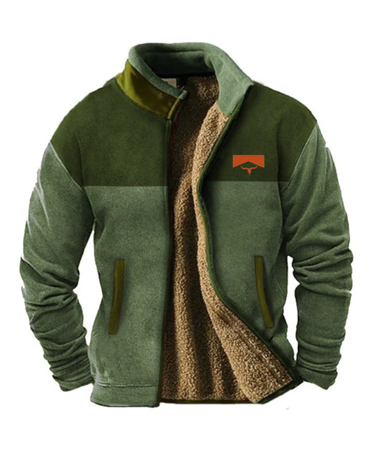 Vintage Jacke mit Reißverschluss