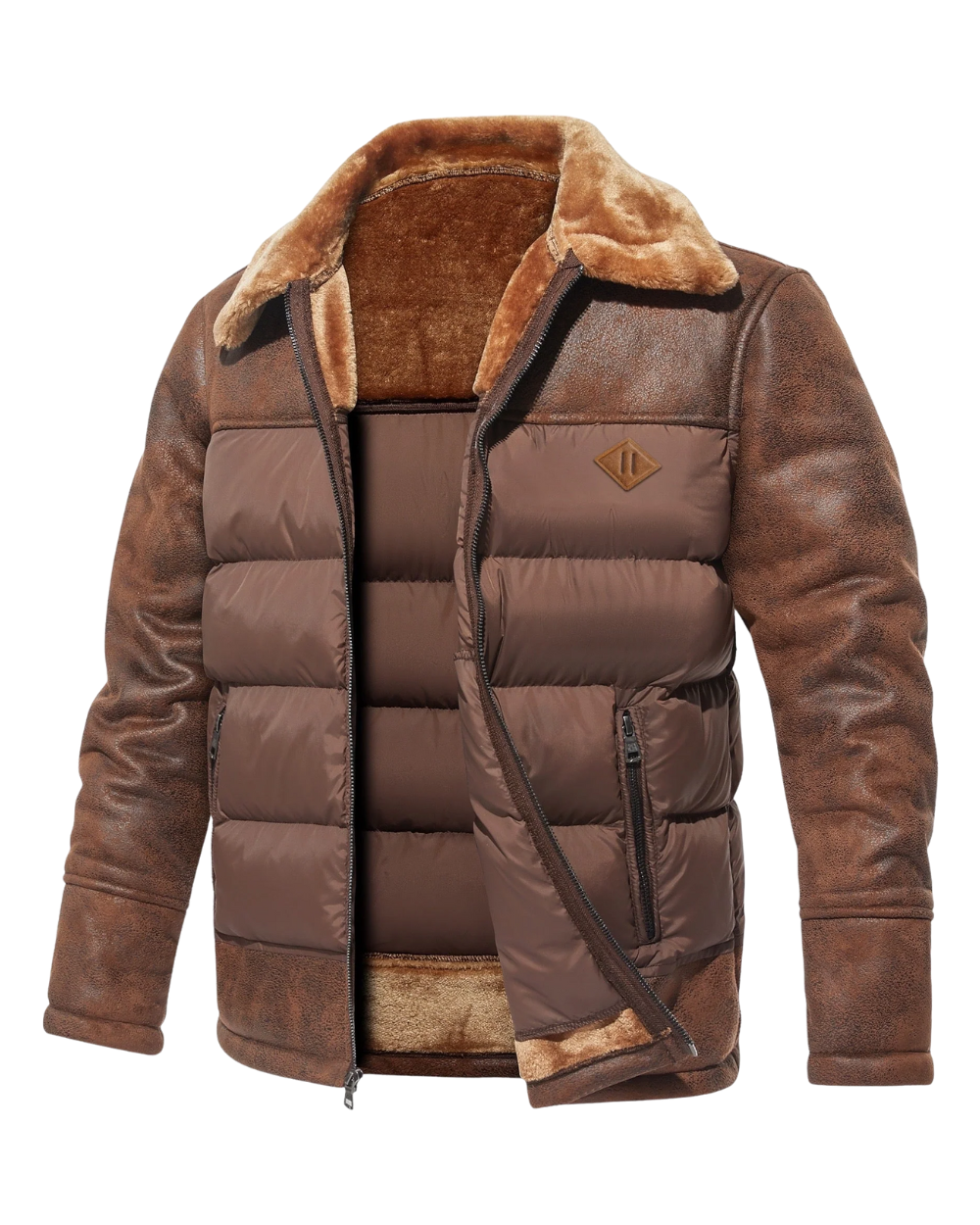 Elegante Jacke mit Fleece-Futter