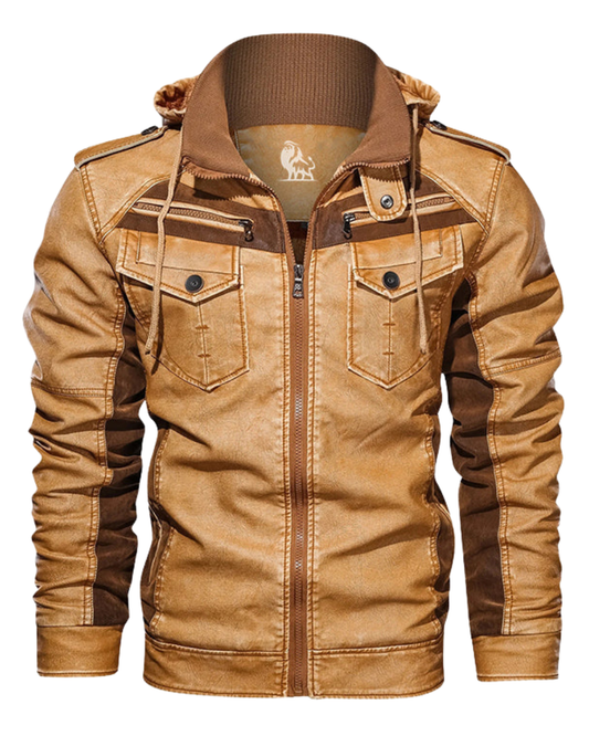 Vintage-Lederjacke