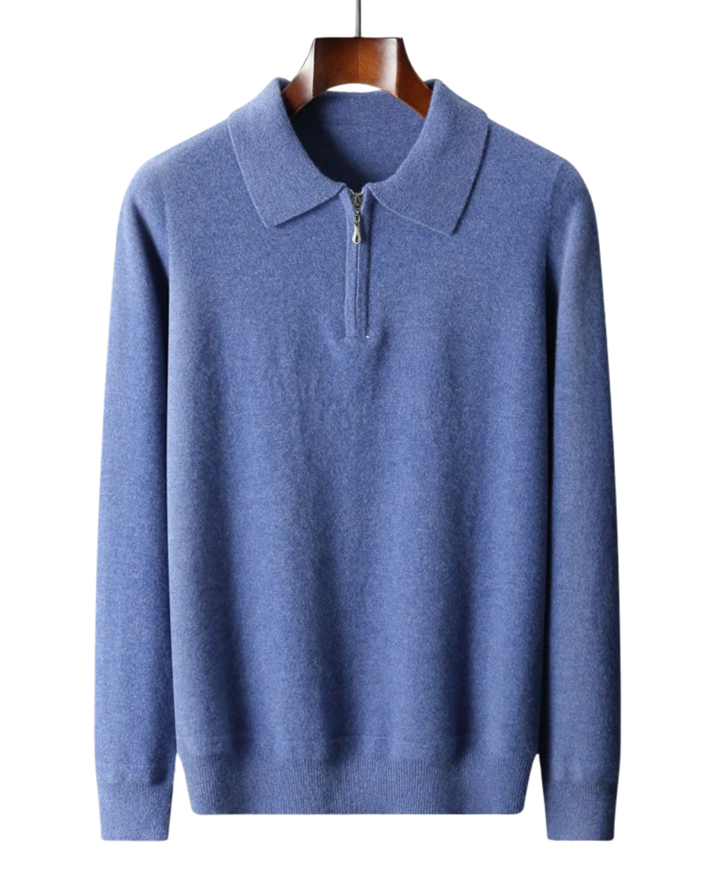 Eleganter Kaschmir-Polo-Pullover