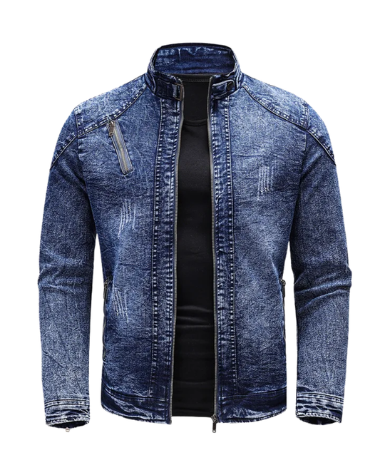 Motorradjacke aus Denim