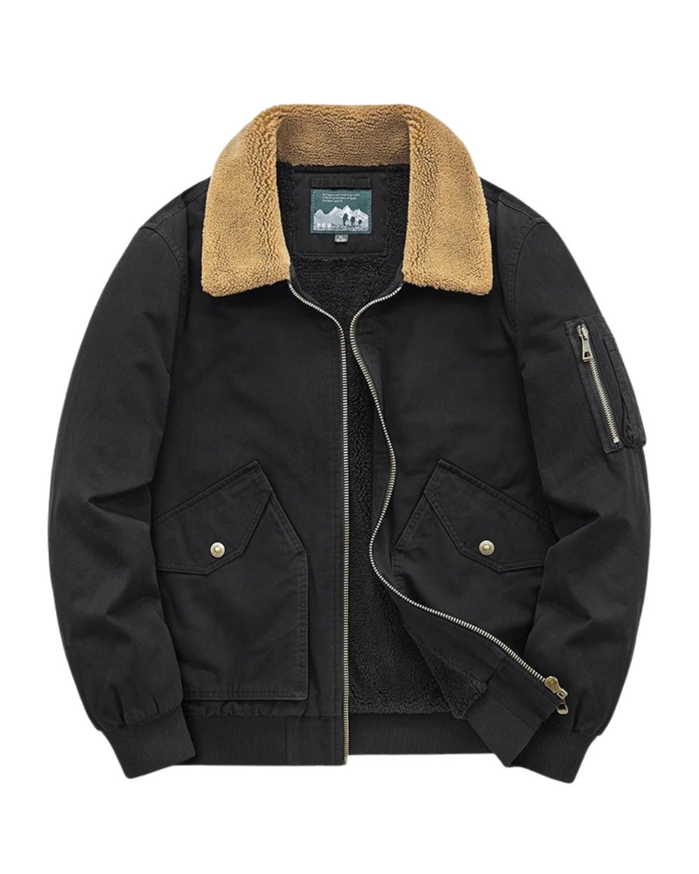 Elegante wattierte Baumwolljacke