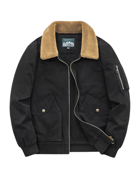 Elegante wattierte Baumwolljacke