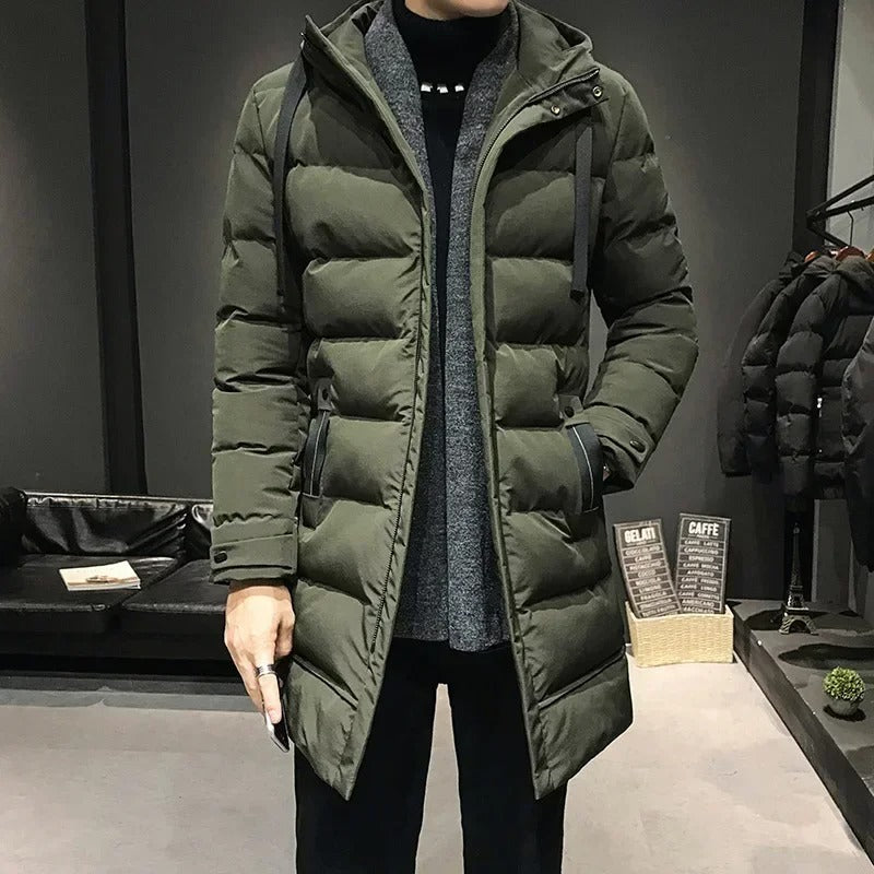 Lange Winterjacke für Männer