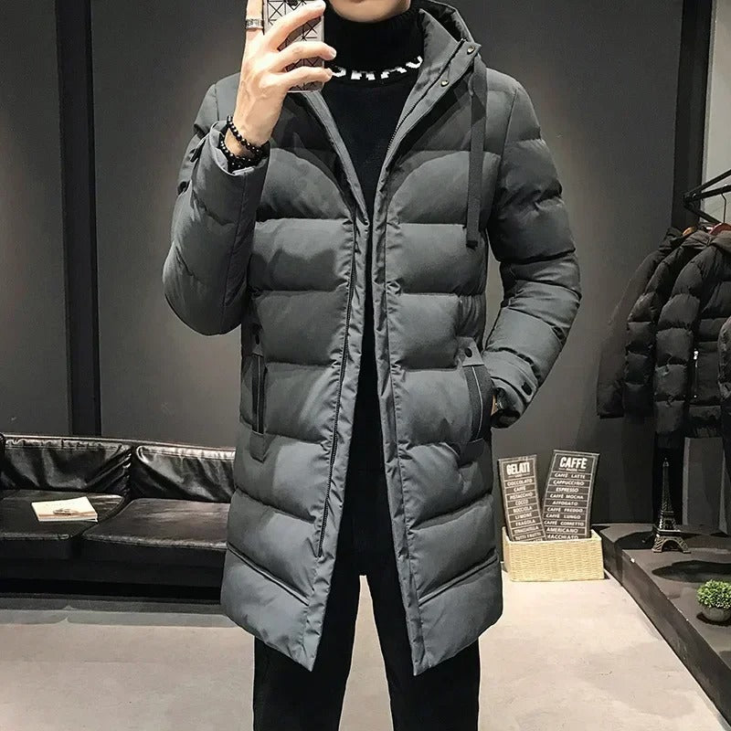 Lange Winterjacke für Männer