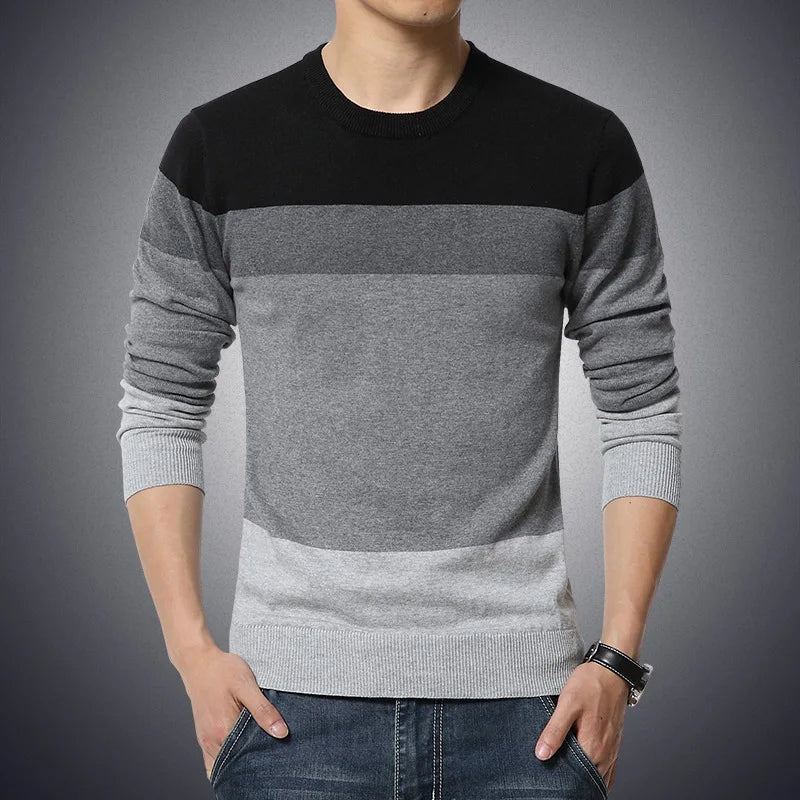 Lässiger Herrenpullover aus Baumwolle