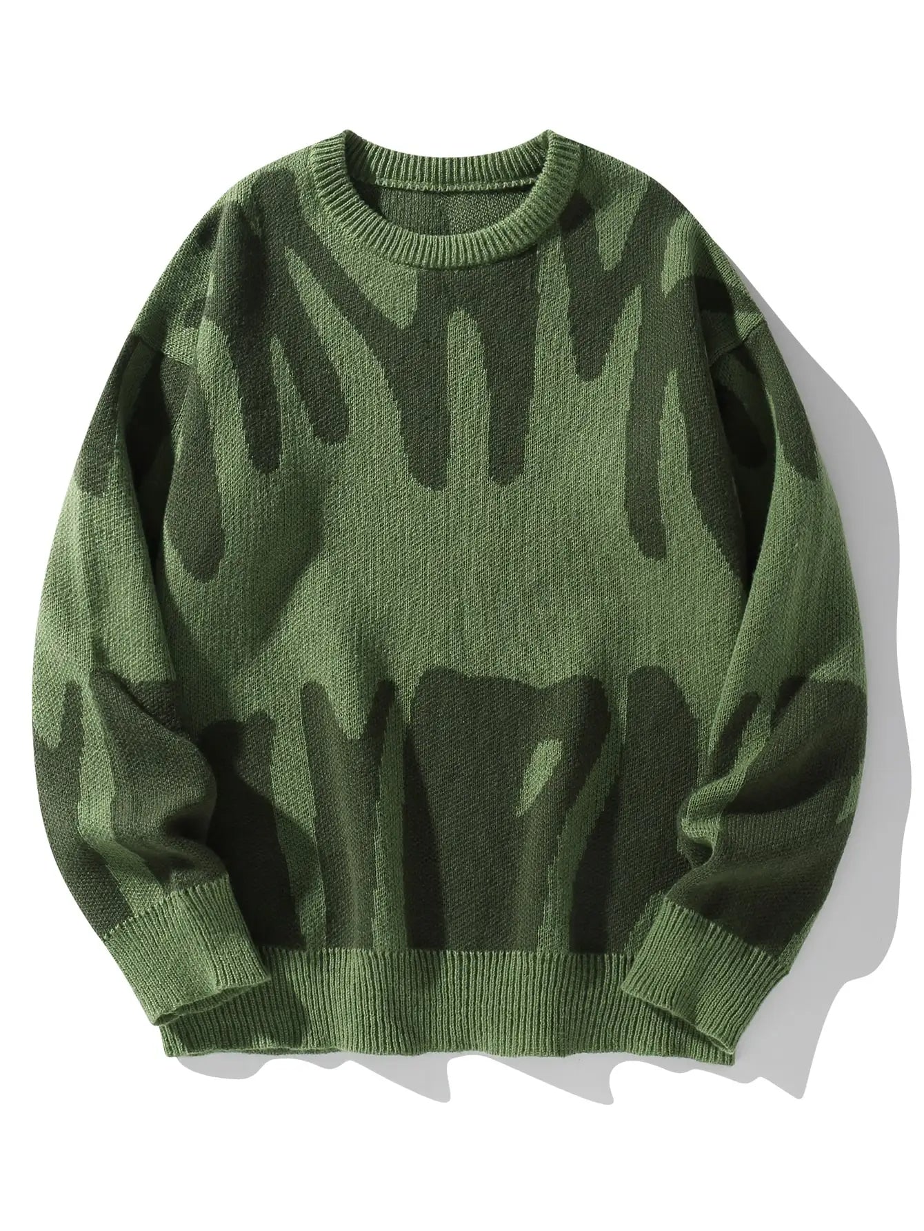 Elegant gemusterter Pullover