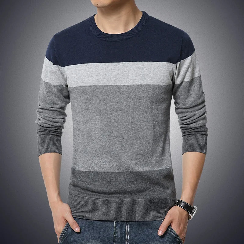Lässiger Herrenpullover aus Baumwolle
