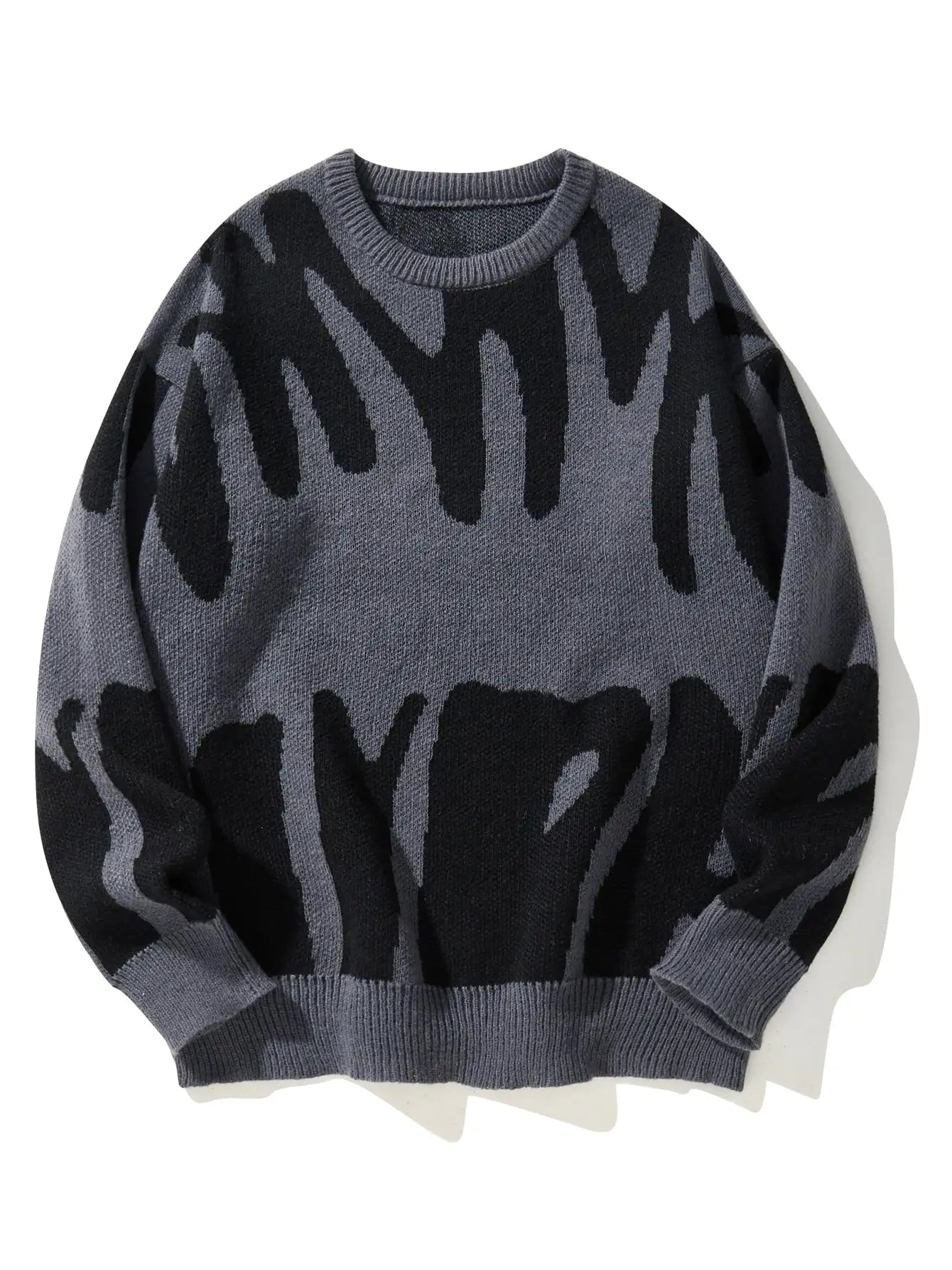 Elegant gemusterter Pullover