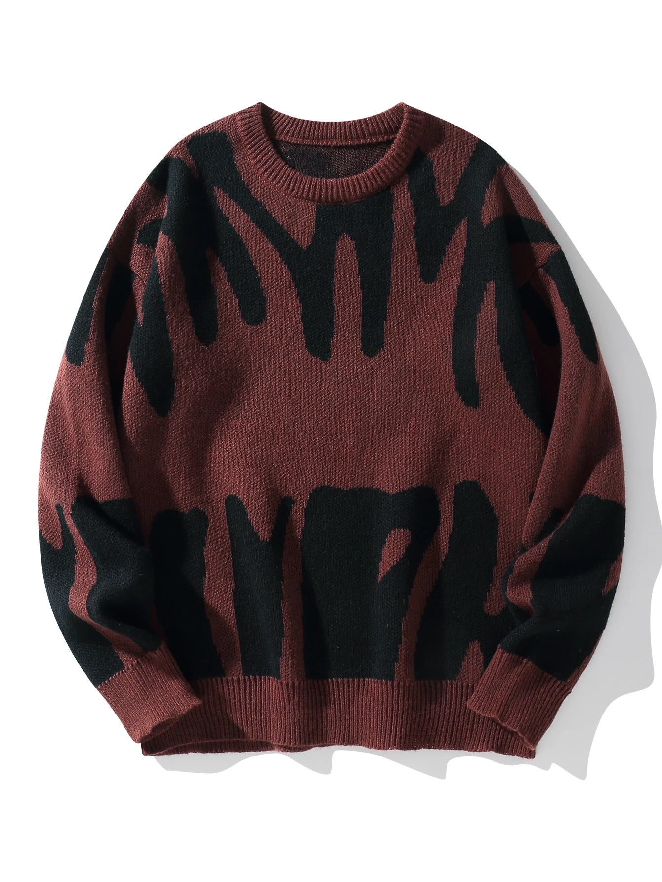 Elegant gemusterter Pullover