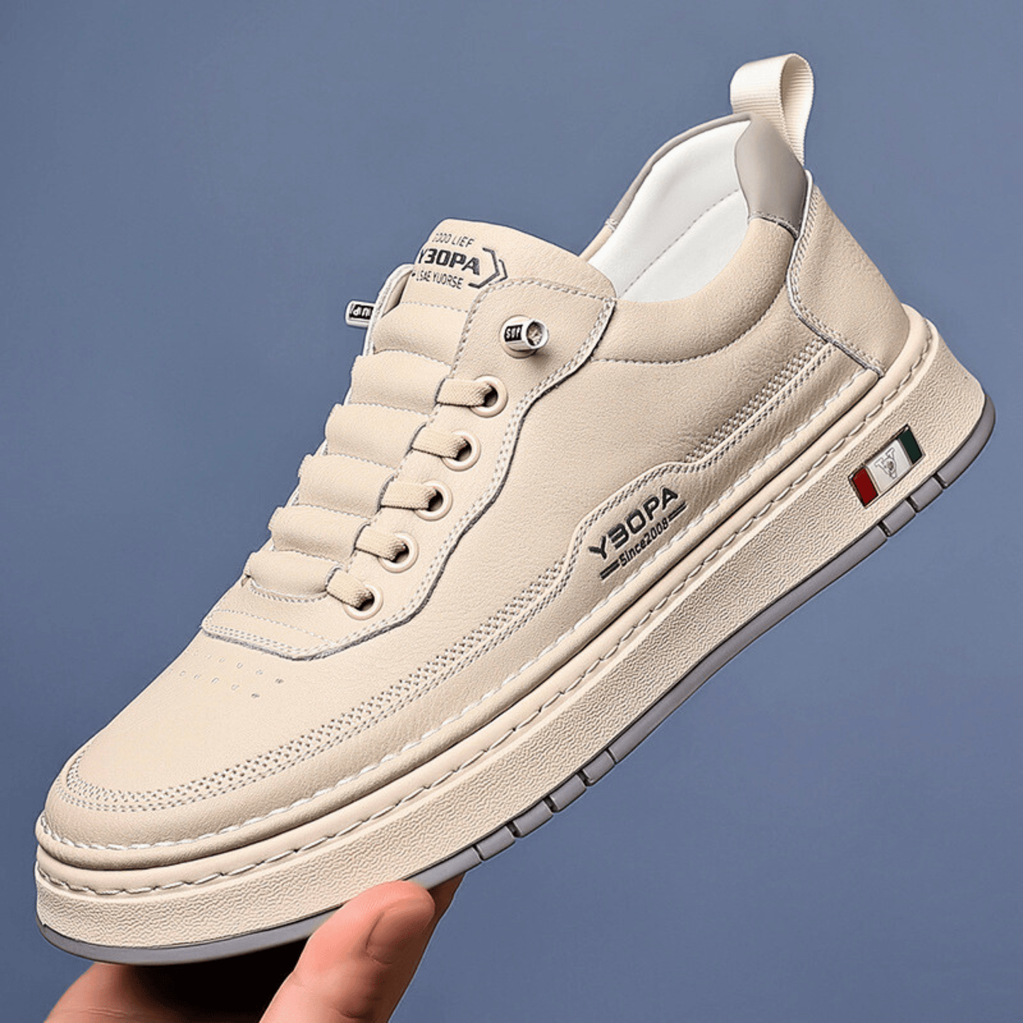 Italienische Leder-Sneakers